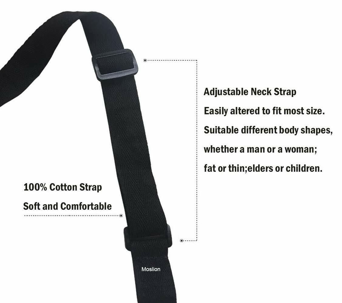 Moslion Tulip Apron Floral Pink Yellow Green Adjustable Neck Size 27x31 Inch