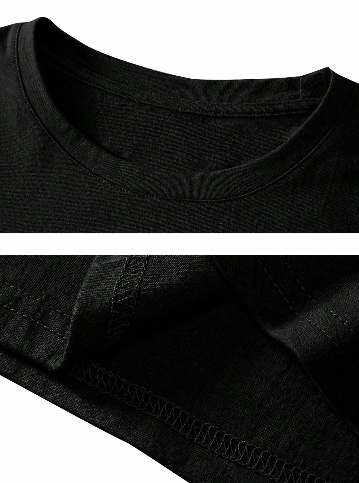 Remidoo Womens Oversized Baseball Tshirt Crewneck Black Size XXL