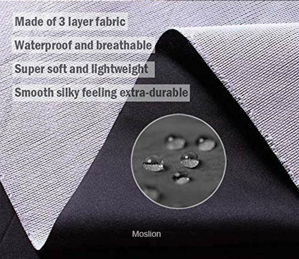 Moslion Tulip Apron Floral Pink Yellow Green Adjustable Neck Size 27x31 Inch