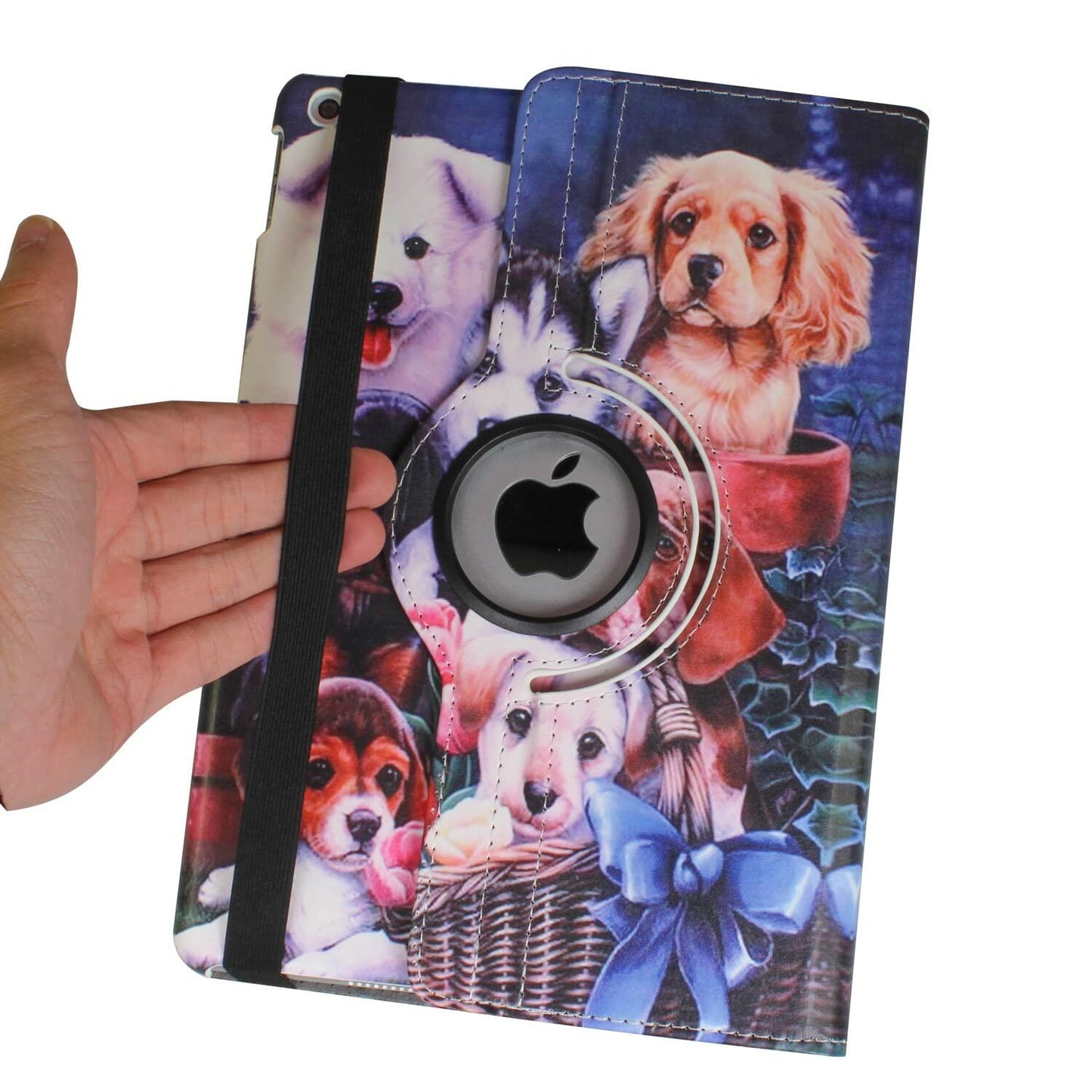 iPad 11" 1st Gen 2018 Case A1980/A2013/A1934/A1979 360° Rotating Dog Cover