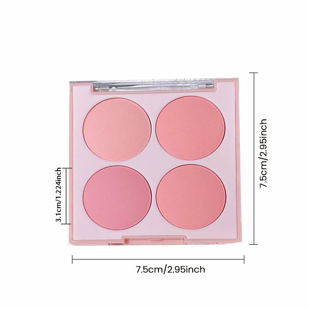 GUANTIAN 16-Color Naked Pink Eyeshadow Palette Blendable Long-Lasting Waterproof