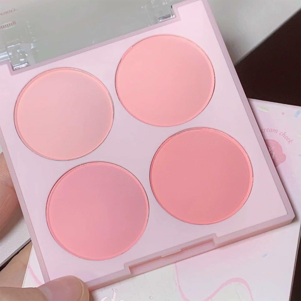 GUANTIAN 16-Color Naked Pink Eyeshadow Palette Blendable Long-Lasting Waterproof