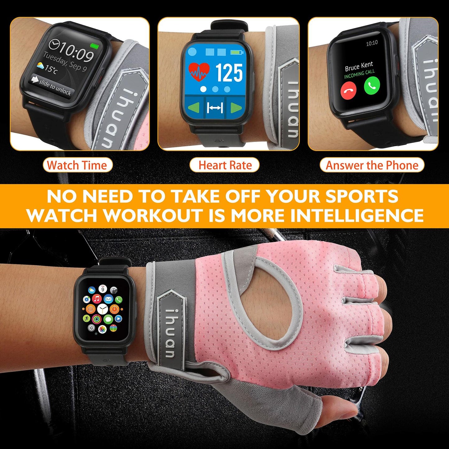 ihuan Breathable Workout Gloves for Men & Women – Gym, Cycling, Fitness