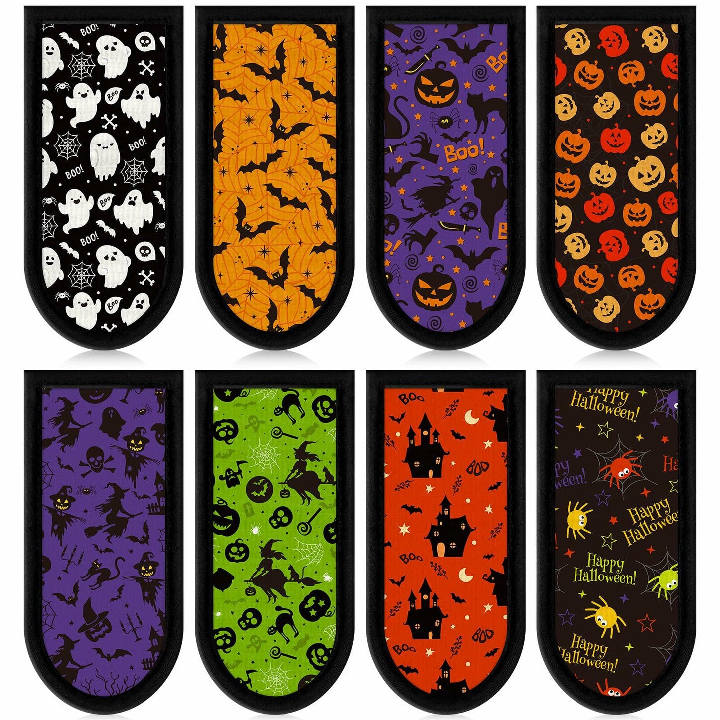 Patelai 8pcs Halloween Skillet Handle Covers Heat Resistant Pan Holders