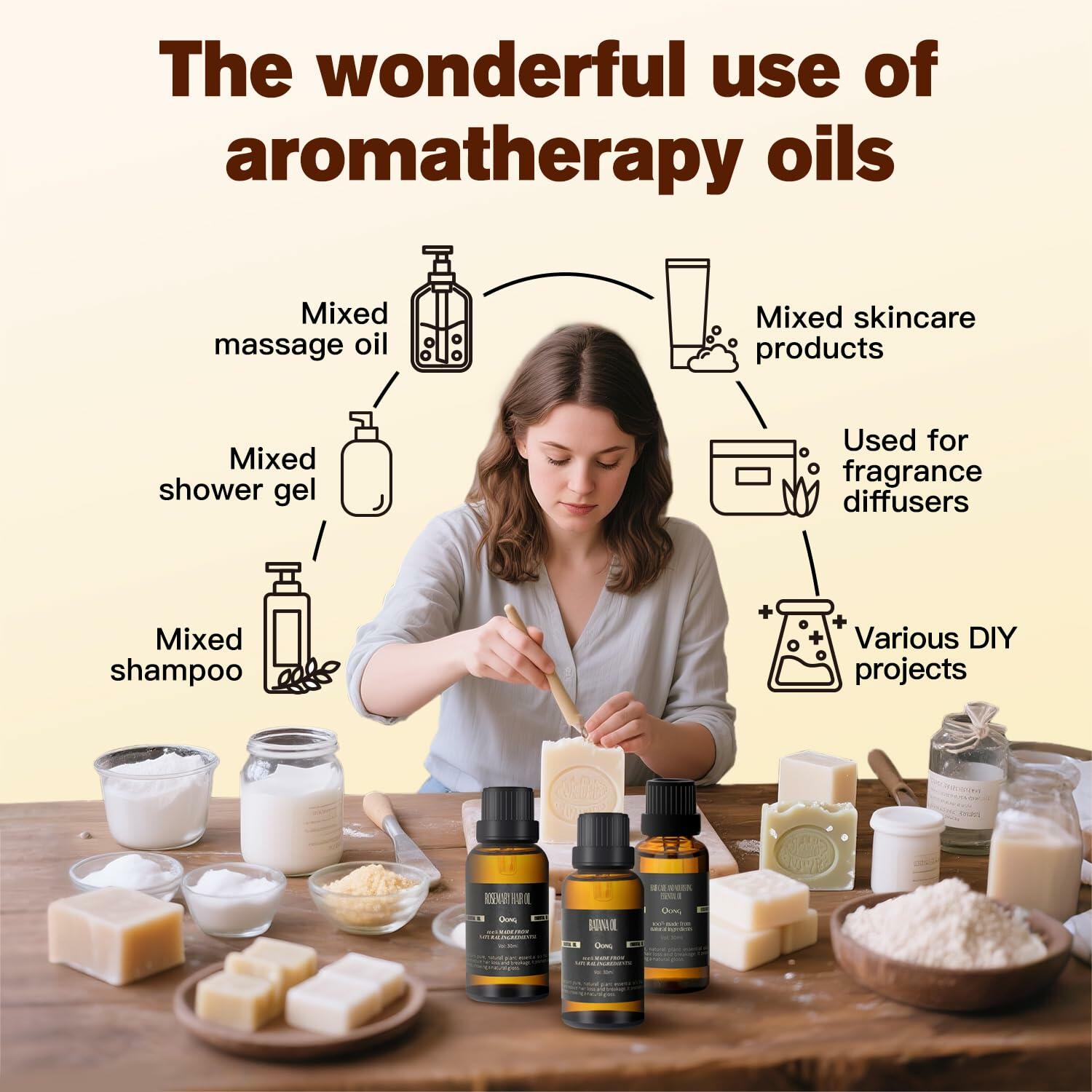 qong Peppermint Essential Oil Blend 30ml Black Mint+Rosemary Scent