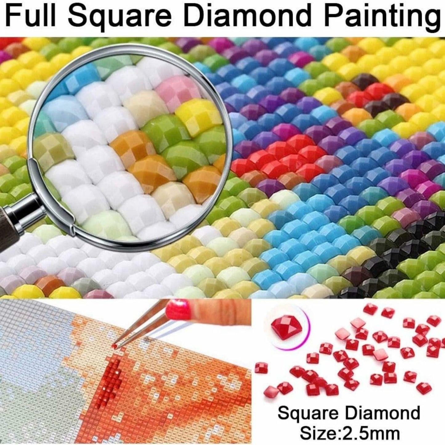Generic 5D Diamond Art Paint Koala Full Drill Kit 14x14in Animal Modern