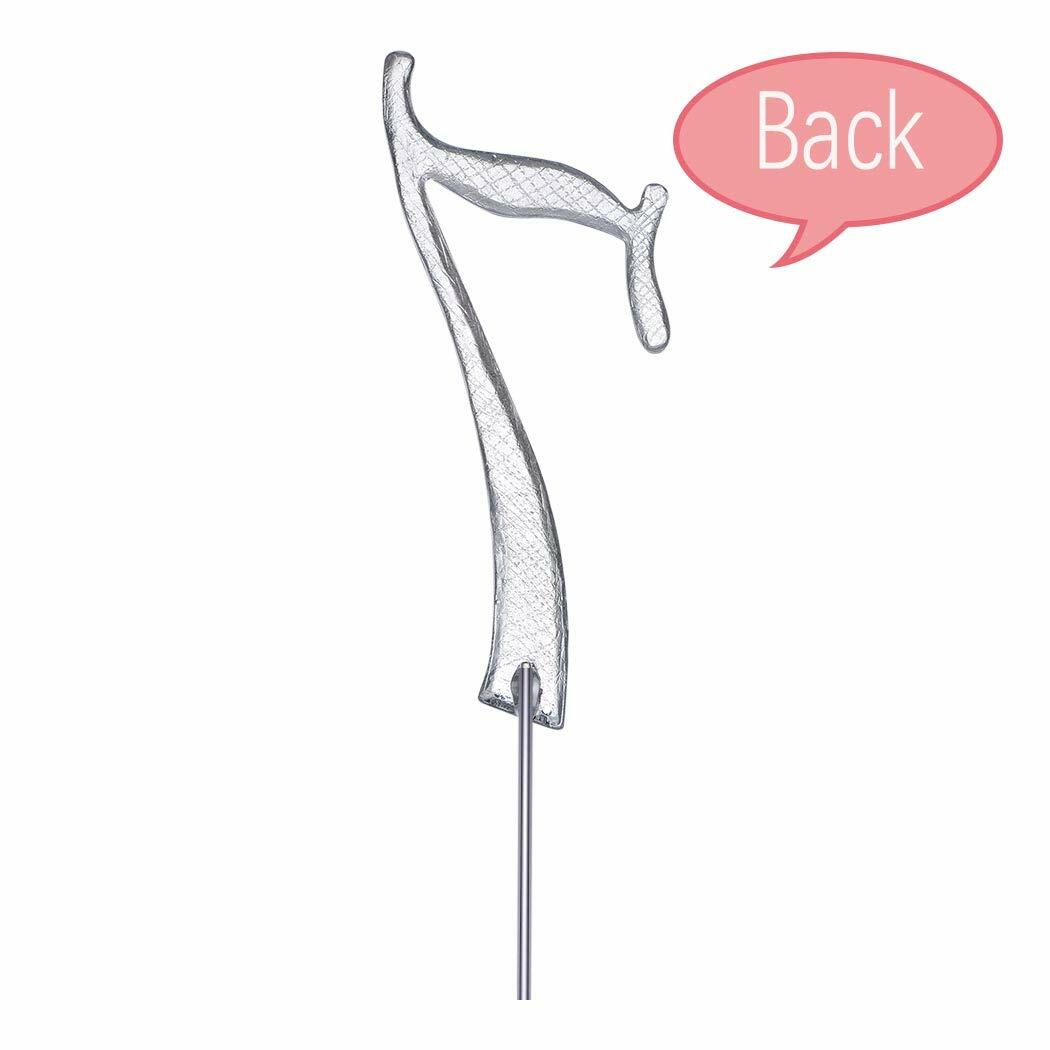 MAGJUCHE Silver 27" Crystal Number 27 Cake Topper Birthday Anniversary