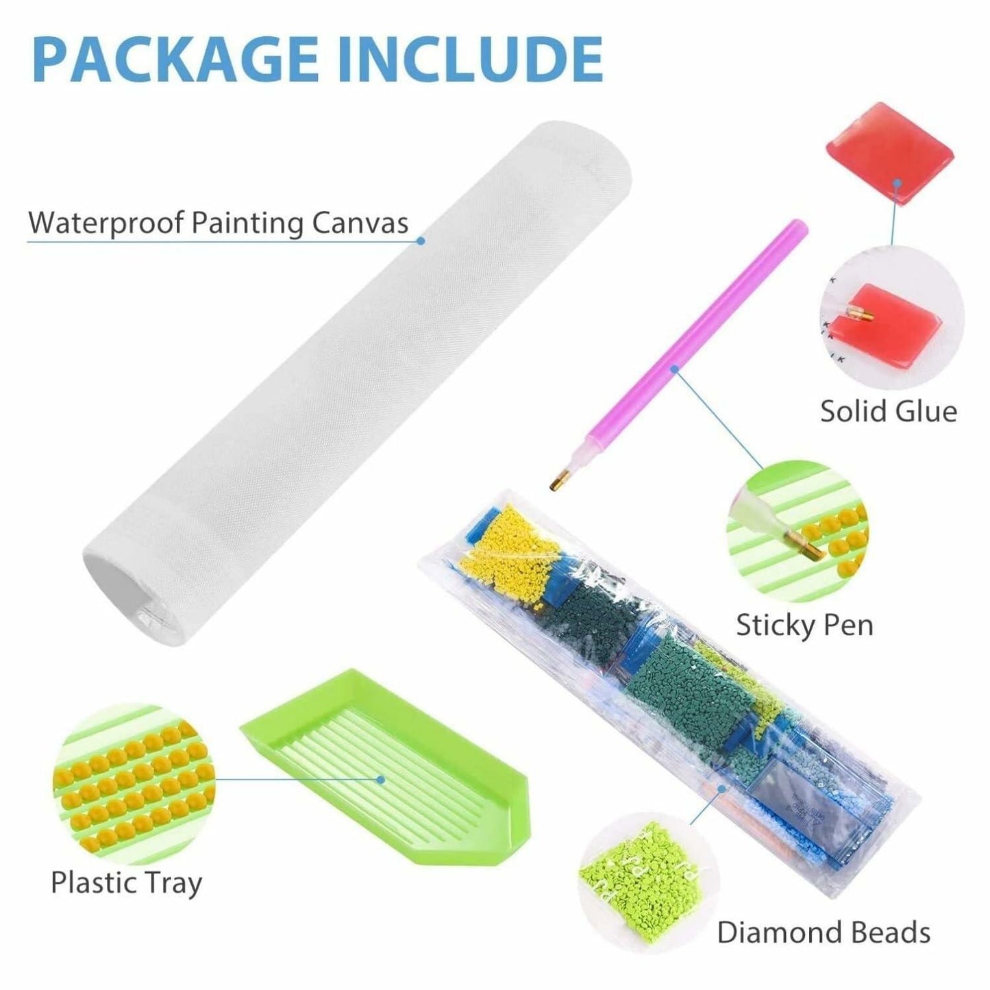 Generic 5D Diamond Art Paint Koala Full Drill Kit 14x14in Animal Modern