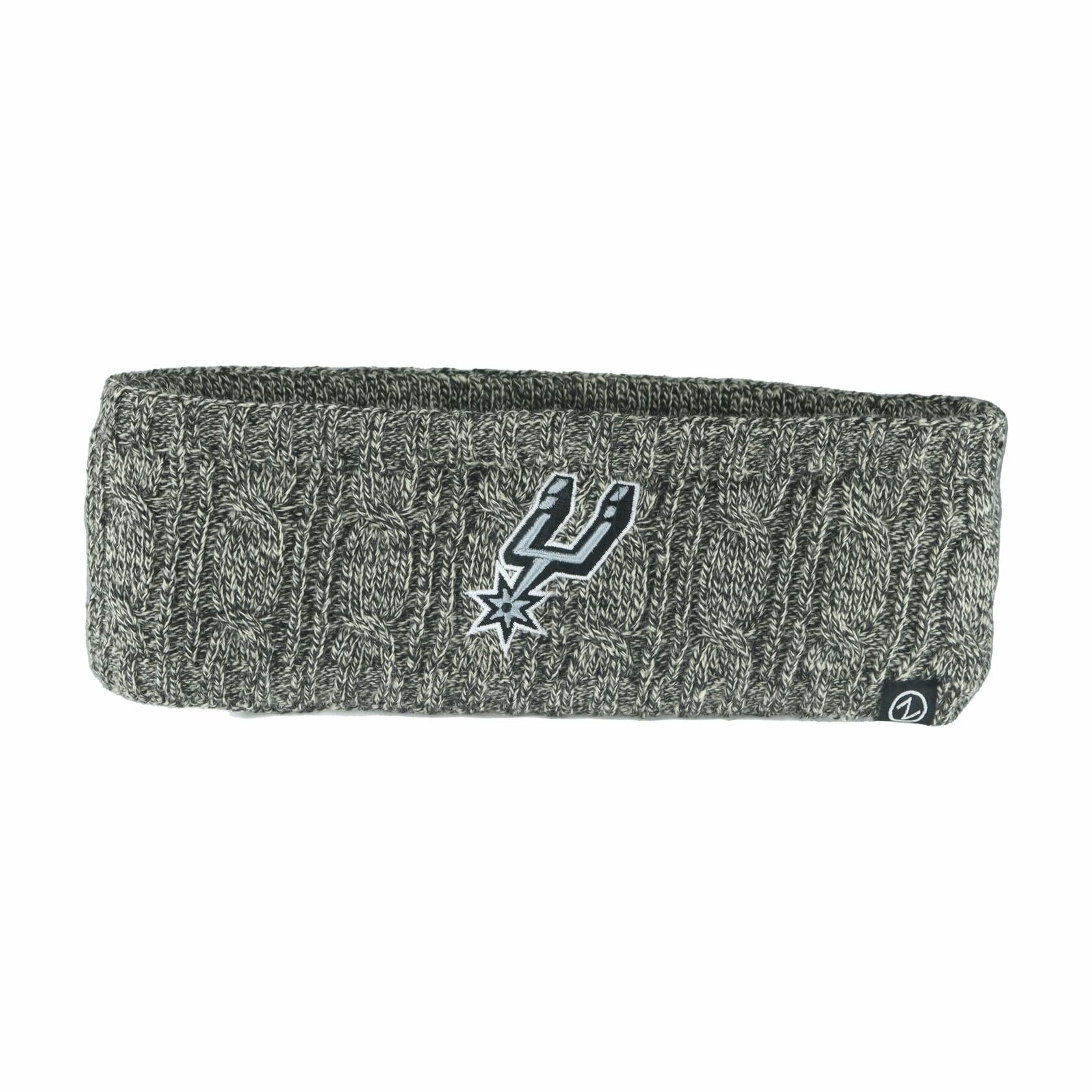 ZHATS NBA Licensed Standard Headband Heathered Cable Knit Team Color One Size