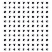humyeam 1000pcs 8mm White Self-Adhesive Googly Wiggle Eyes for Crafts