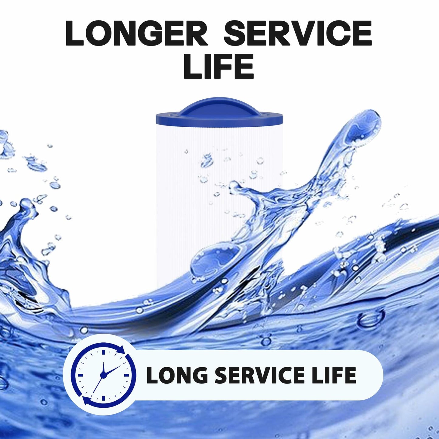 Wowreed Spa Filter Compatible PWW50L Rising Dragon 50 50 sq ft 2 Pack