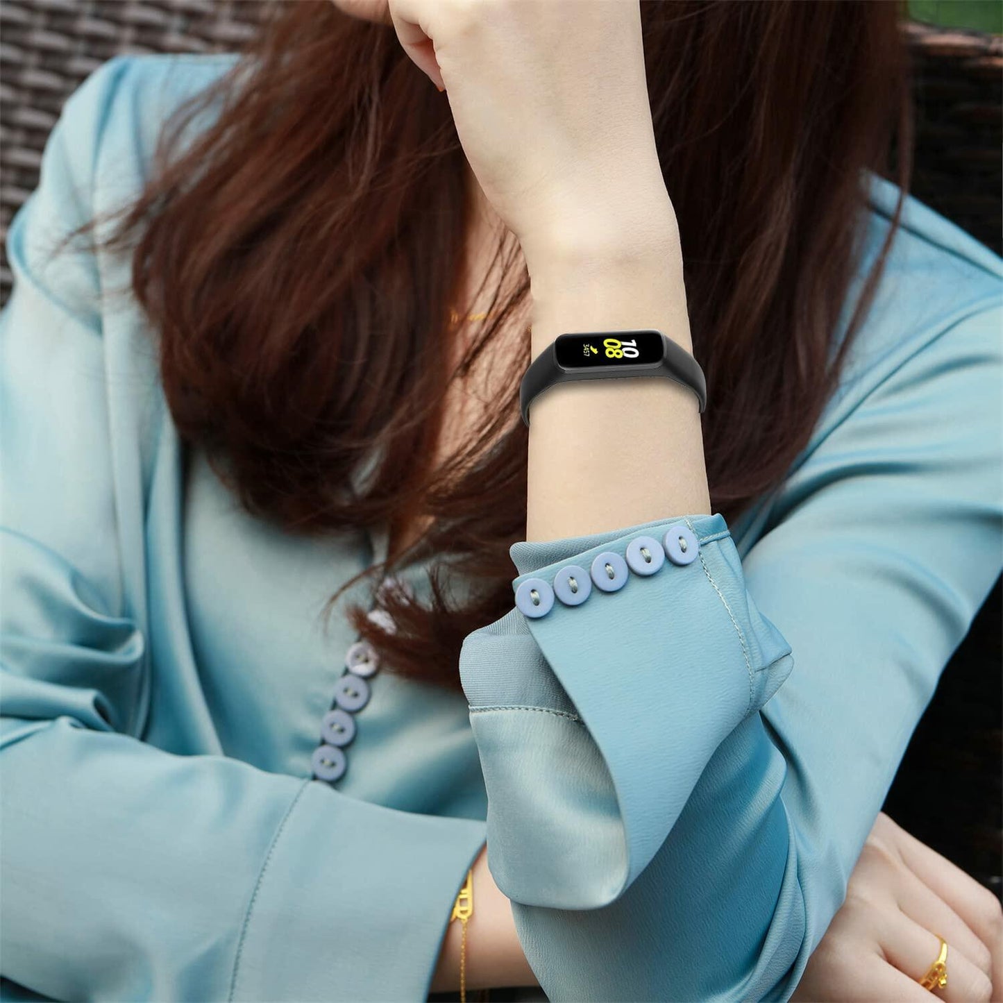 Gheper 3PCS Silicone Replacement Bands For Samsung Galaxy Fit E SM-R375