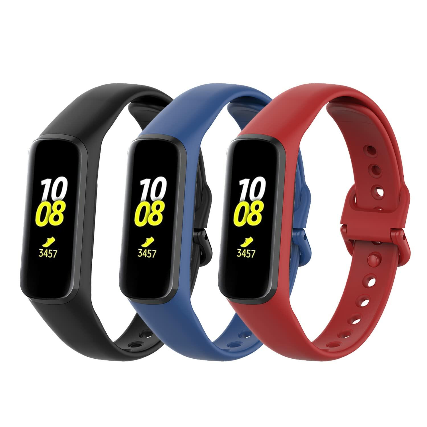 Gheper 3PCS Silicone Replacement Bands For Samsung Galaxy Fit E SM-R375