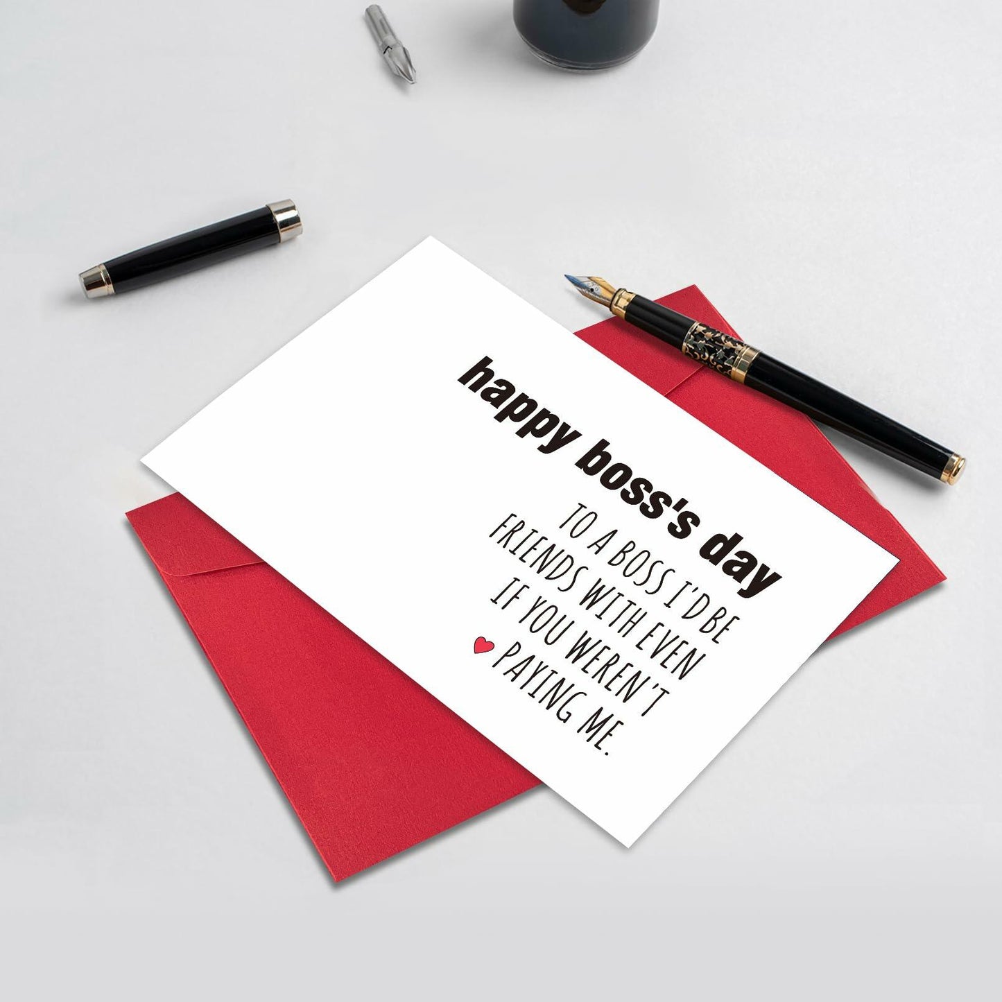 Ogeby Funny Boss’s Day Card for Men & Women | Cute Appreciation Gift