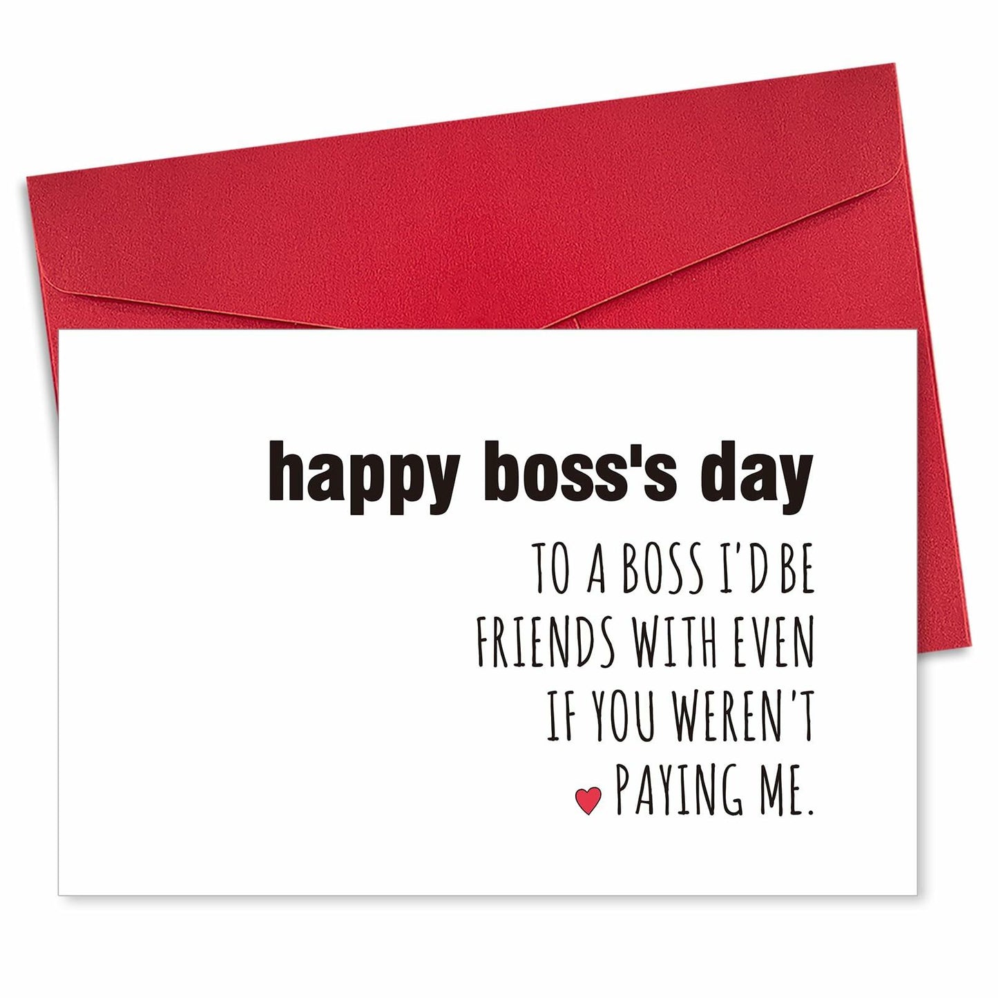 Ogeby Funny Boss’s Day Card for Men & Women | Cute Appreciation Gift