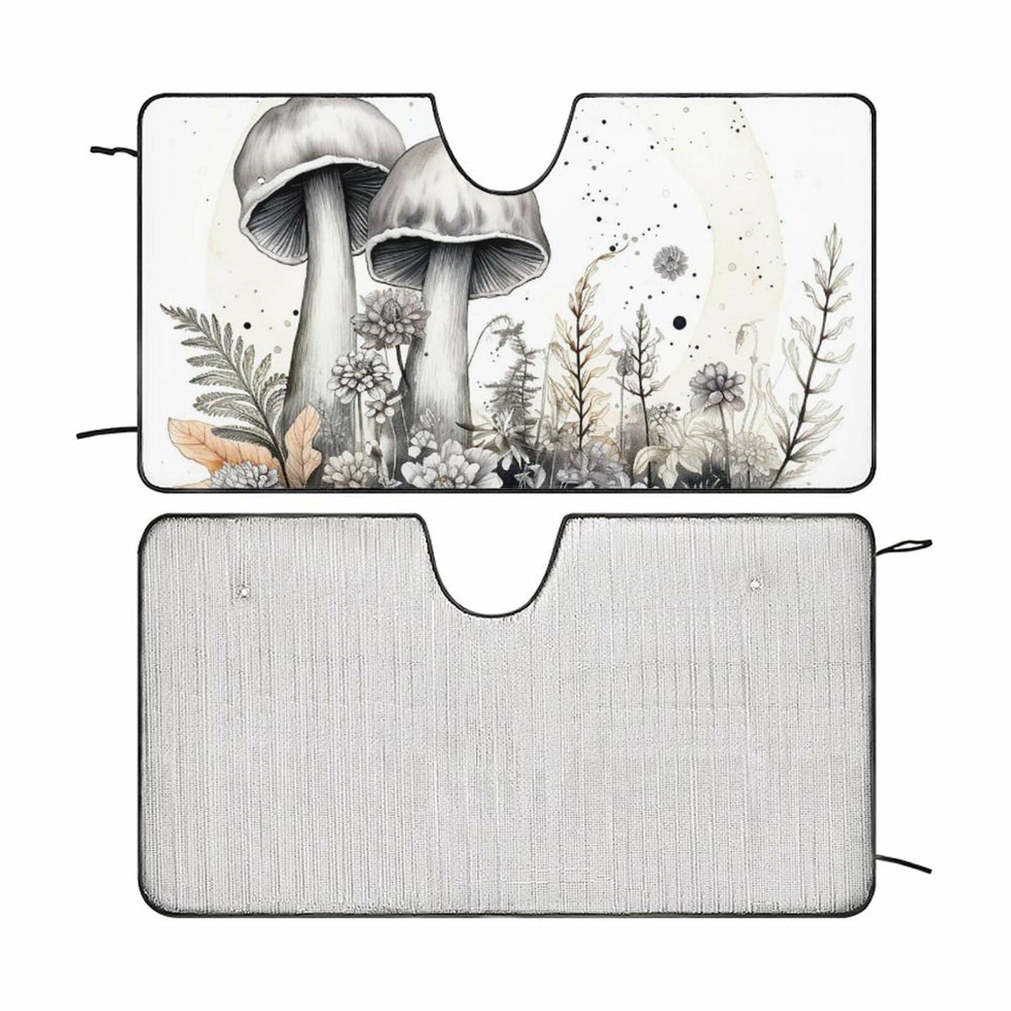 Butterfly Flower Car Windshield Sunshade UV Protector 55x30 Aesthetic