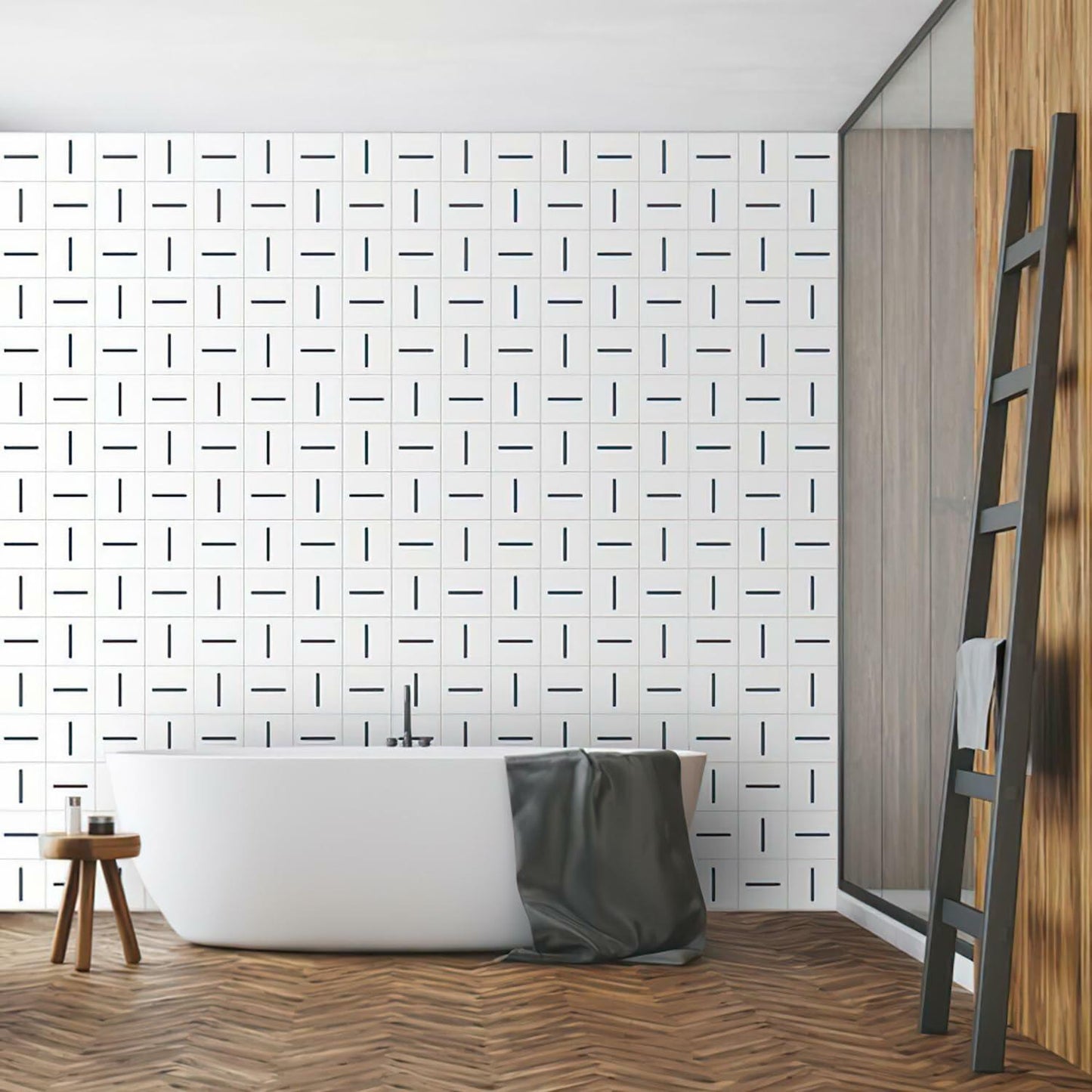 LYMSSESS Wall Stencils 12x12 Reusable Large Pattern Tile Floor Decor NS2