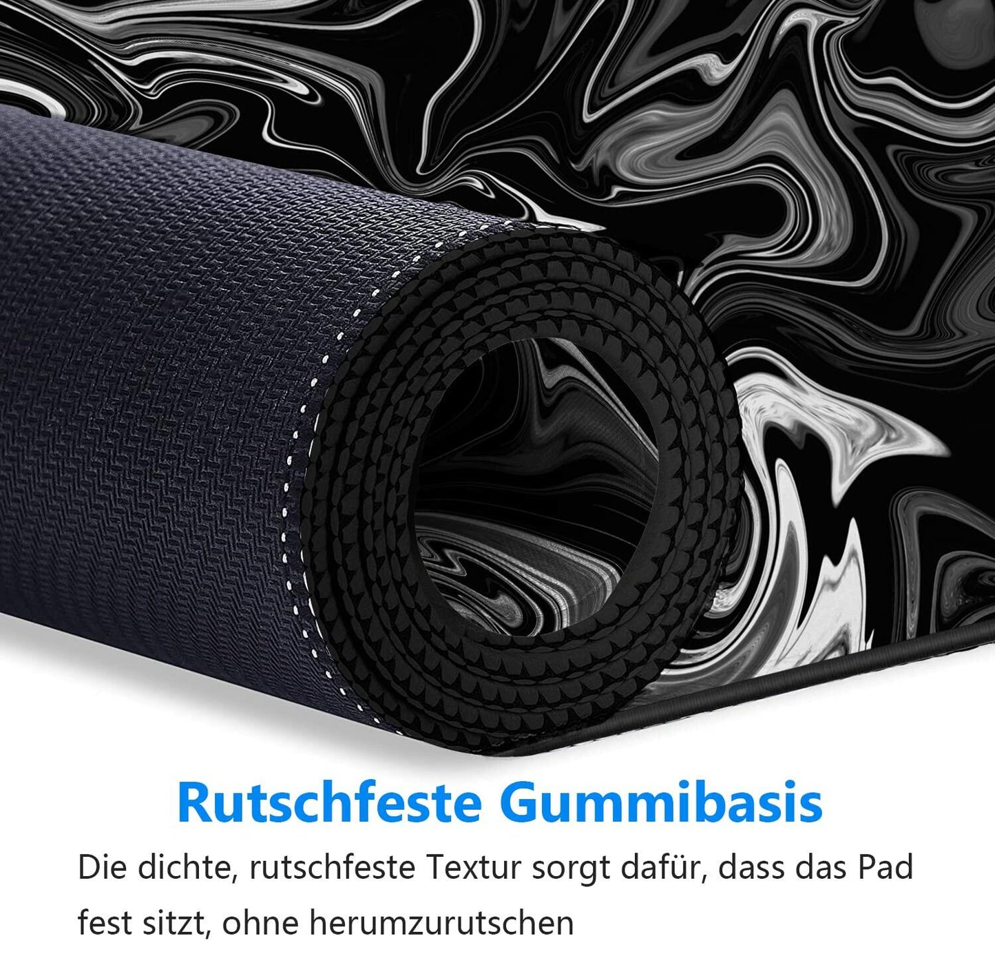 Gaming Mouse Pad XXL 900x400mm – Waterproof, Non-Slip, Stitched Edges