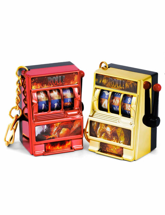 Banloga DND Mini Slot Machine Dice Set for Dungeons & Dragons RPG