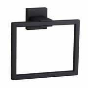 BEIGEEWY Stainless Steel Towel Ring – Wall Mount, Black, Heavy Duty