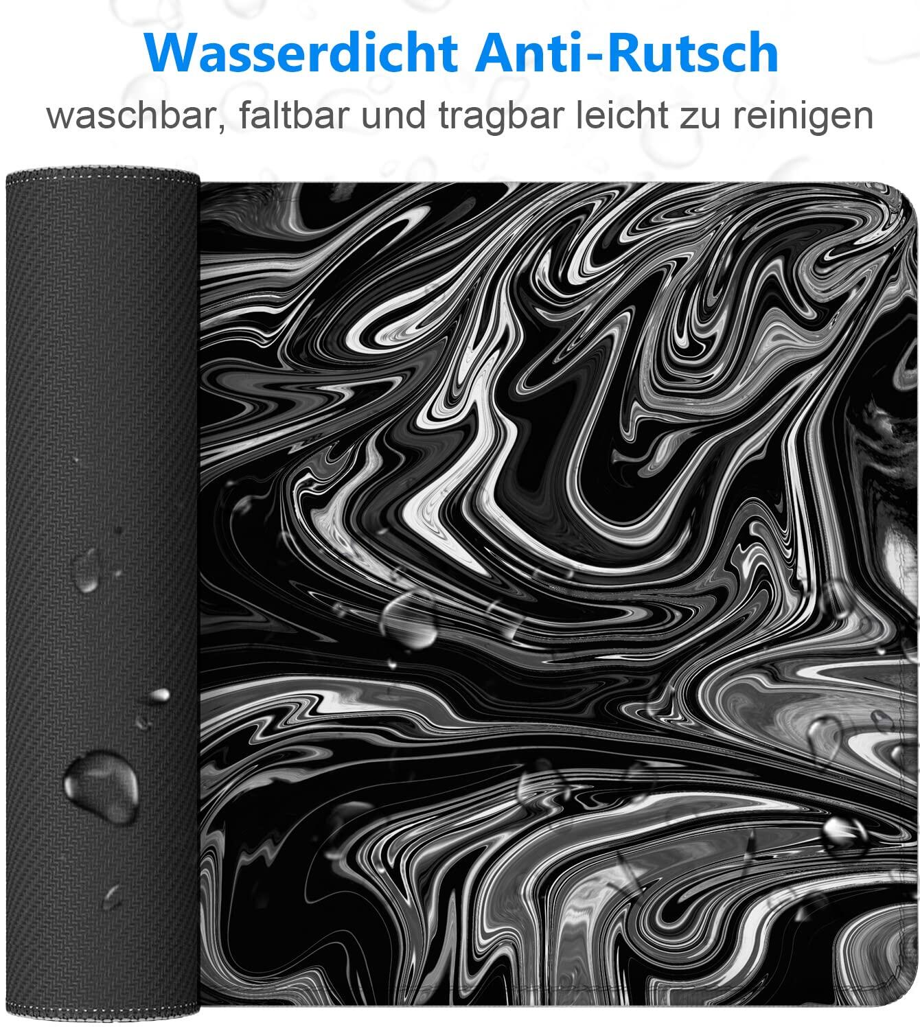 Gaming Mouse Pad XXL 900x400mm – Waterproof, Non-Slip, Stitched Edges