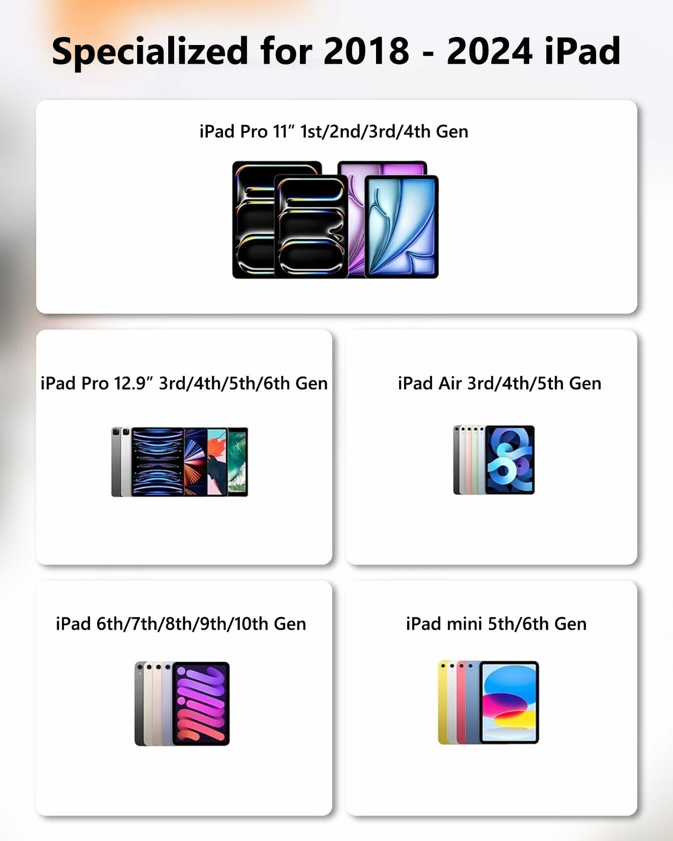 TOPXINKER iPad Stylus Pen Active Pencil Palm Rejection Tilt Sensitivity