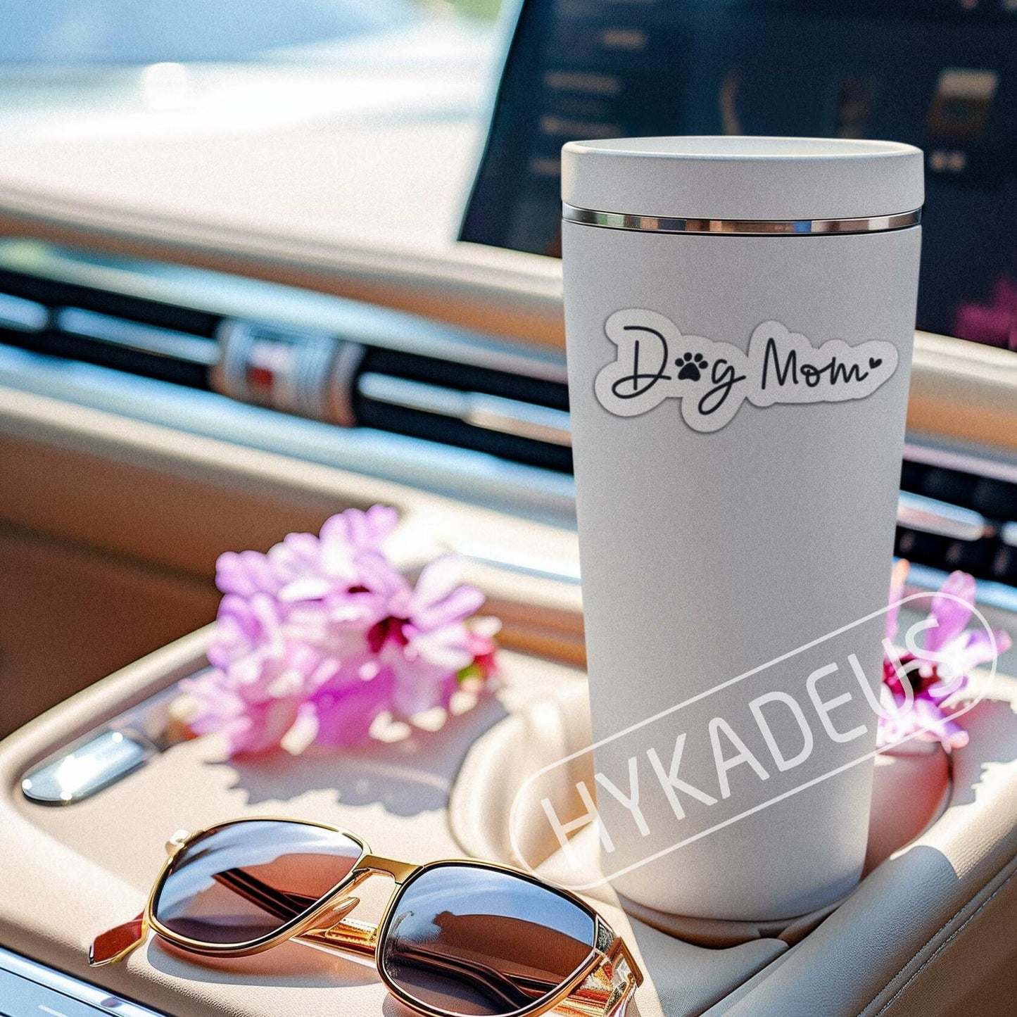 3Pcs Dog Mom Stickers Waterproof Vinyl Decals Laptop Phone Tumbler Cup