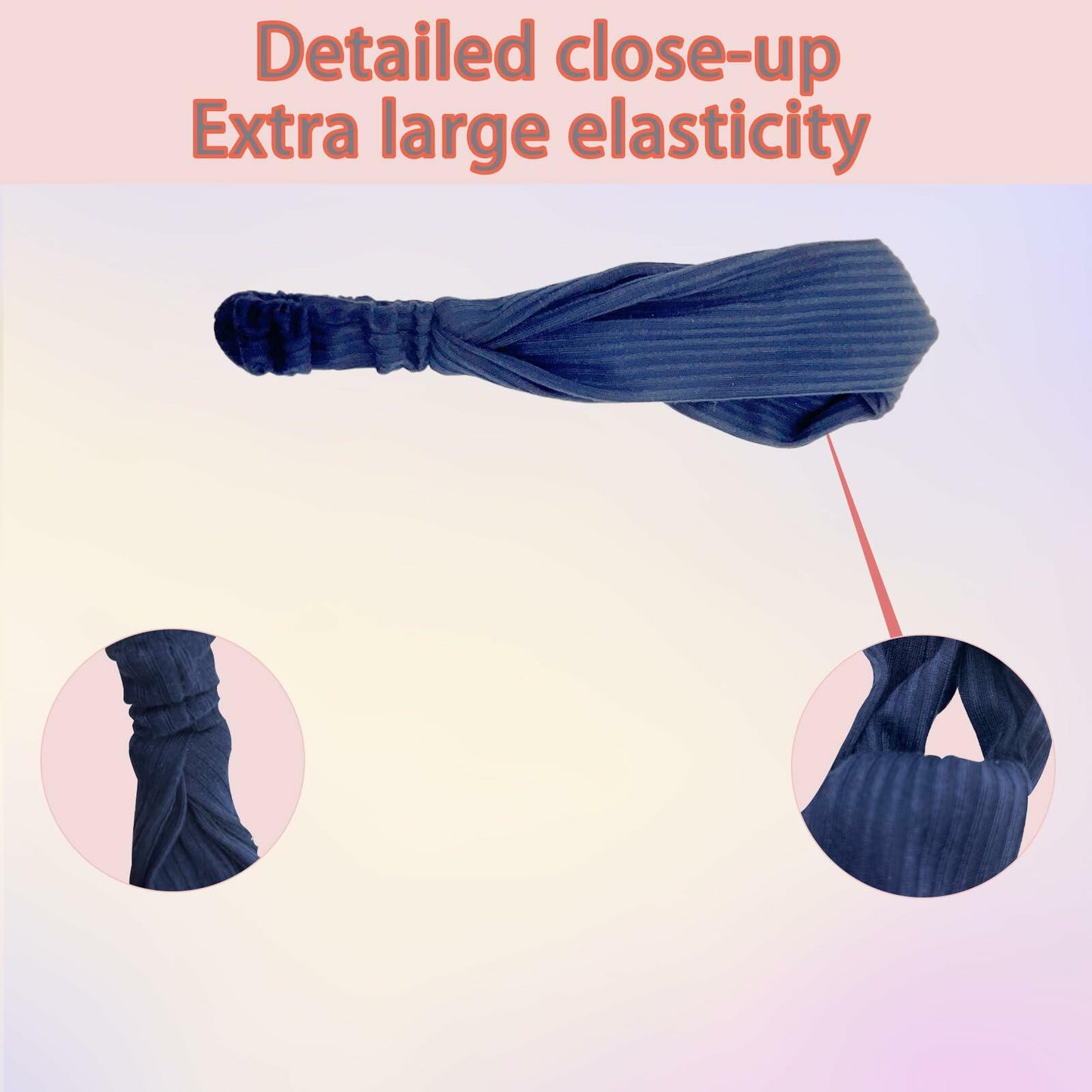 AUONLY 8 Pack Womens Elastic Headbands Criss Cross Turban Yoga Boho