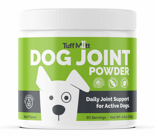 Dog Joint Support Powder – Beef Flavor Glucosamine Supplement for Mobility