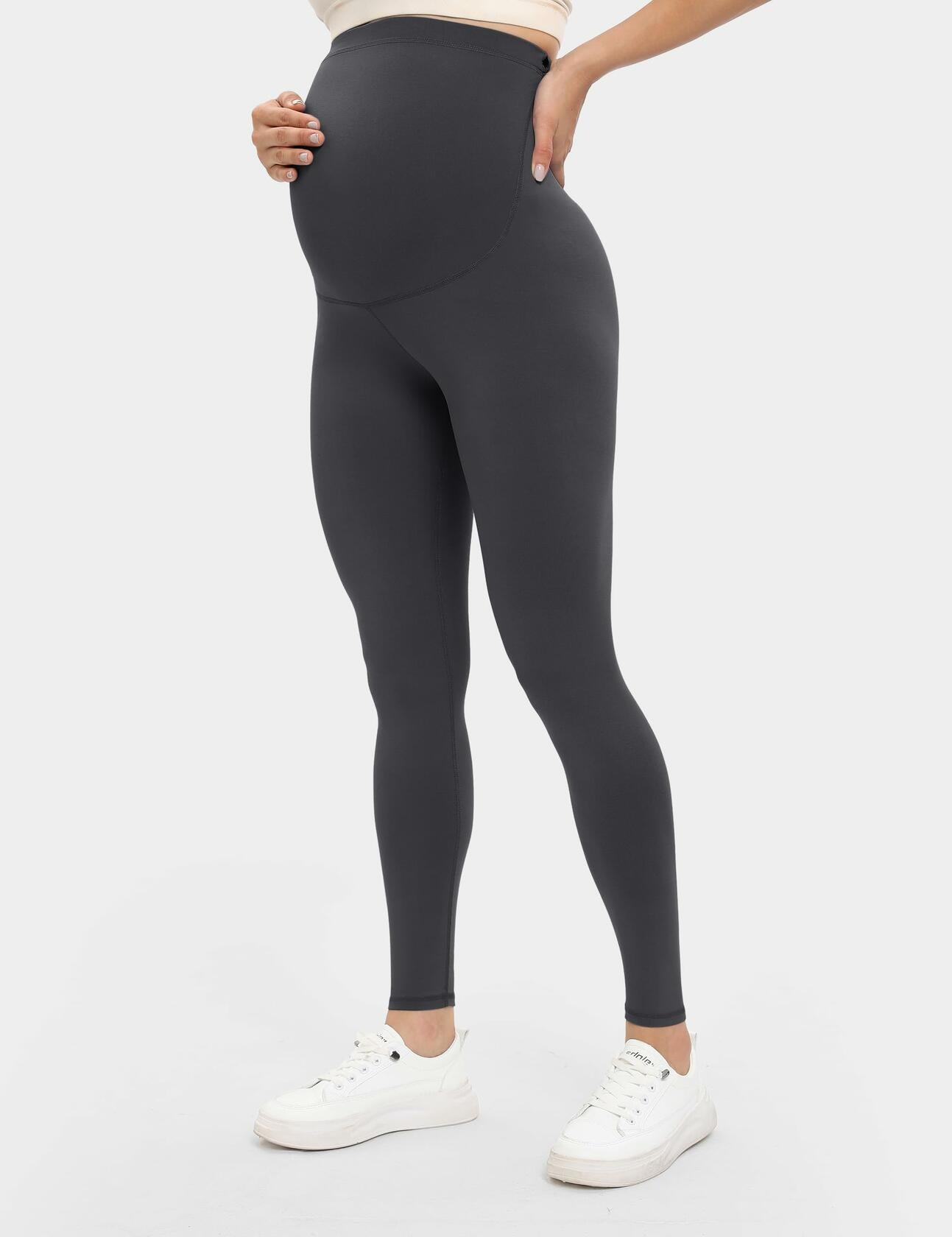 Buttergene Women’s Maternity Leggings Over Belly Yoga Workout Pregnancy Pants