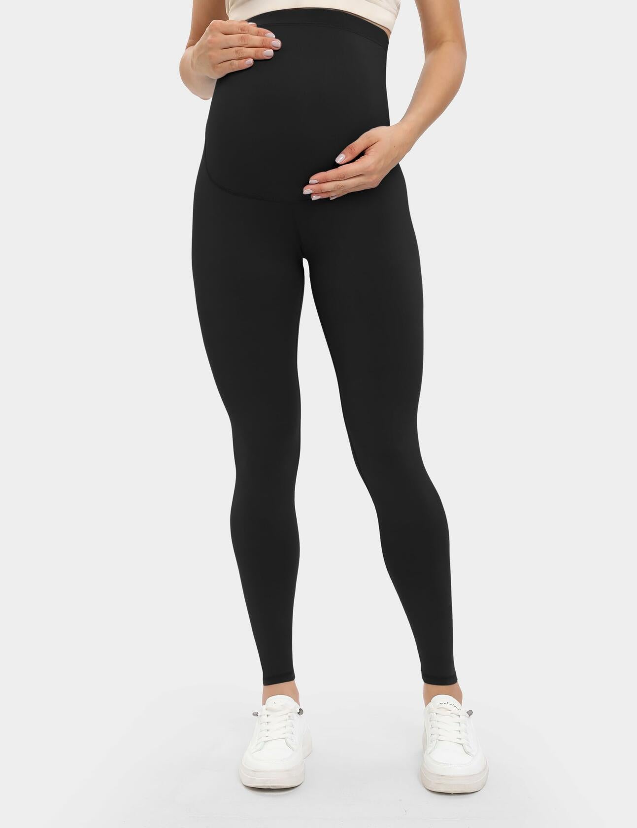 Buttergene Women’s Maternity Leggings Over Belly Yoga Workout Pregnancy Pants