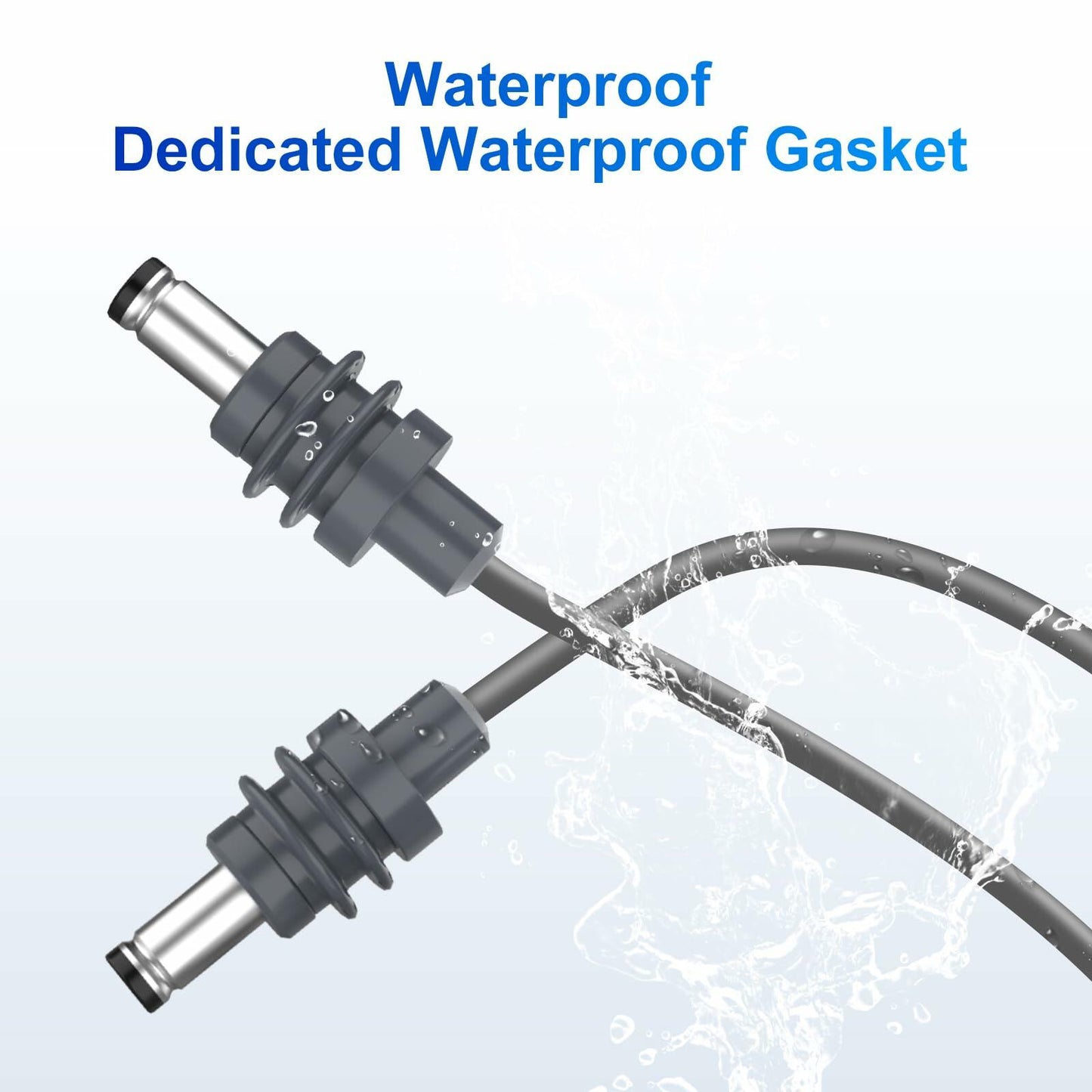 DC Power Cable 10M 32.8FT for Starlink Mini 18AWG Waterproof Gray