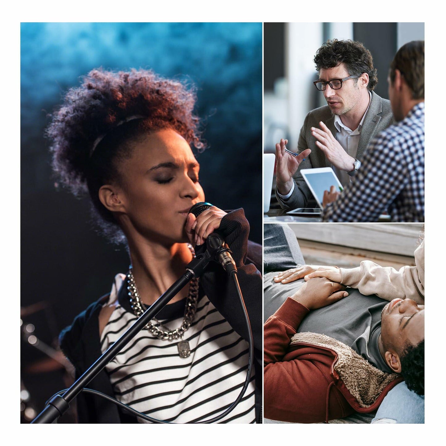 BNU Concert Ear Plugs 2 Pairs Reusable High Fidelity Noise Reduction Pink