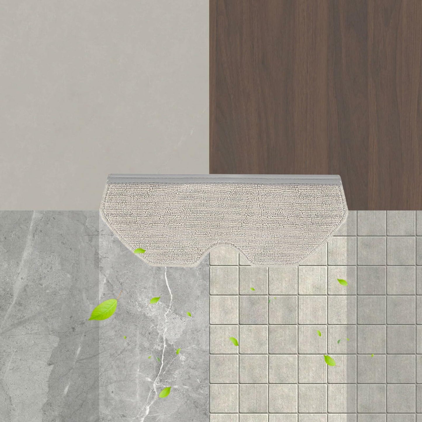 8PCS Mop Pads for Narwal Freo X Plus Robot Vacuum Cleaner Washable Reusable