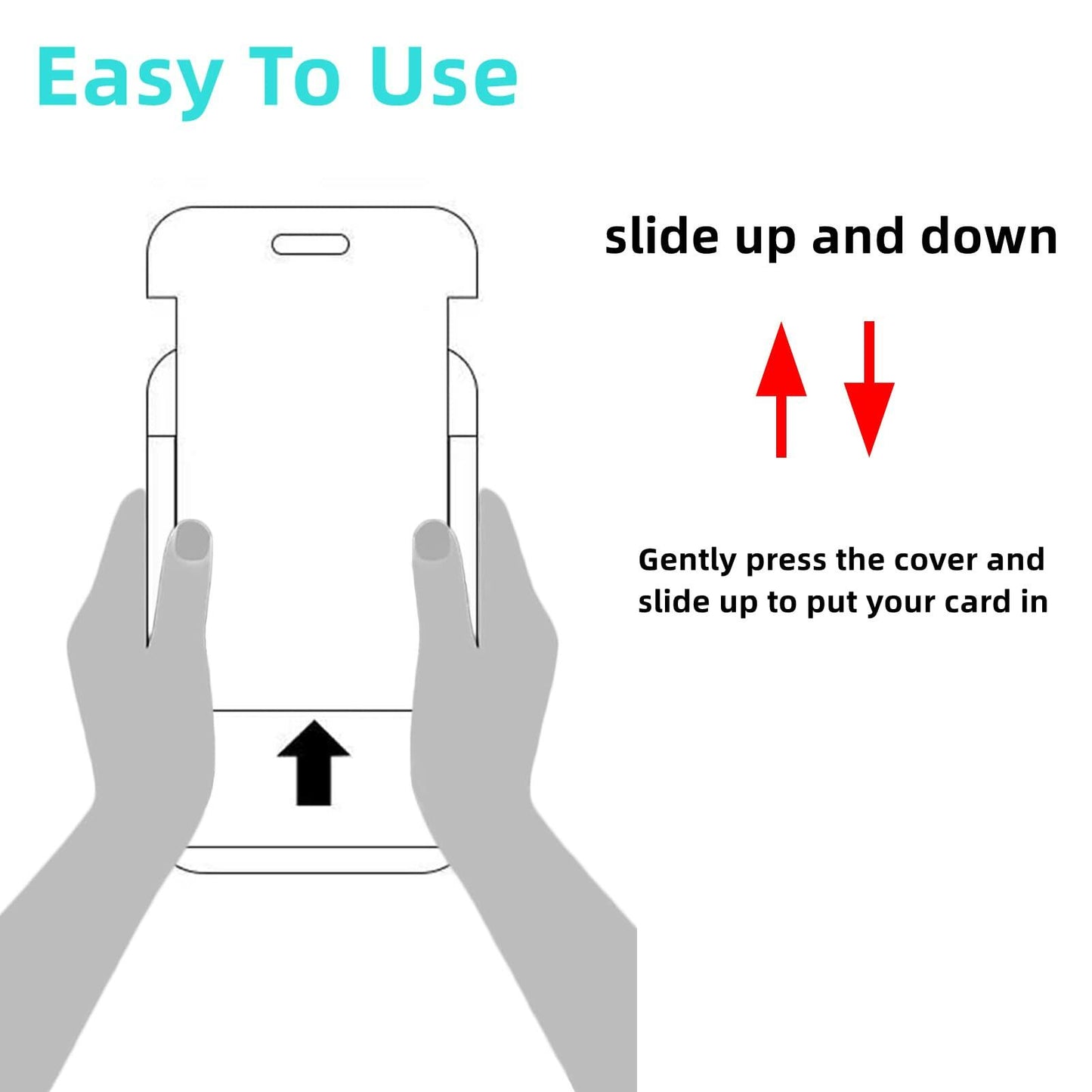 Retractable Badge Holder Carabiner ID Reel Keychain Gilt Marble Blue