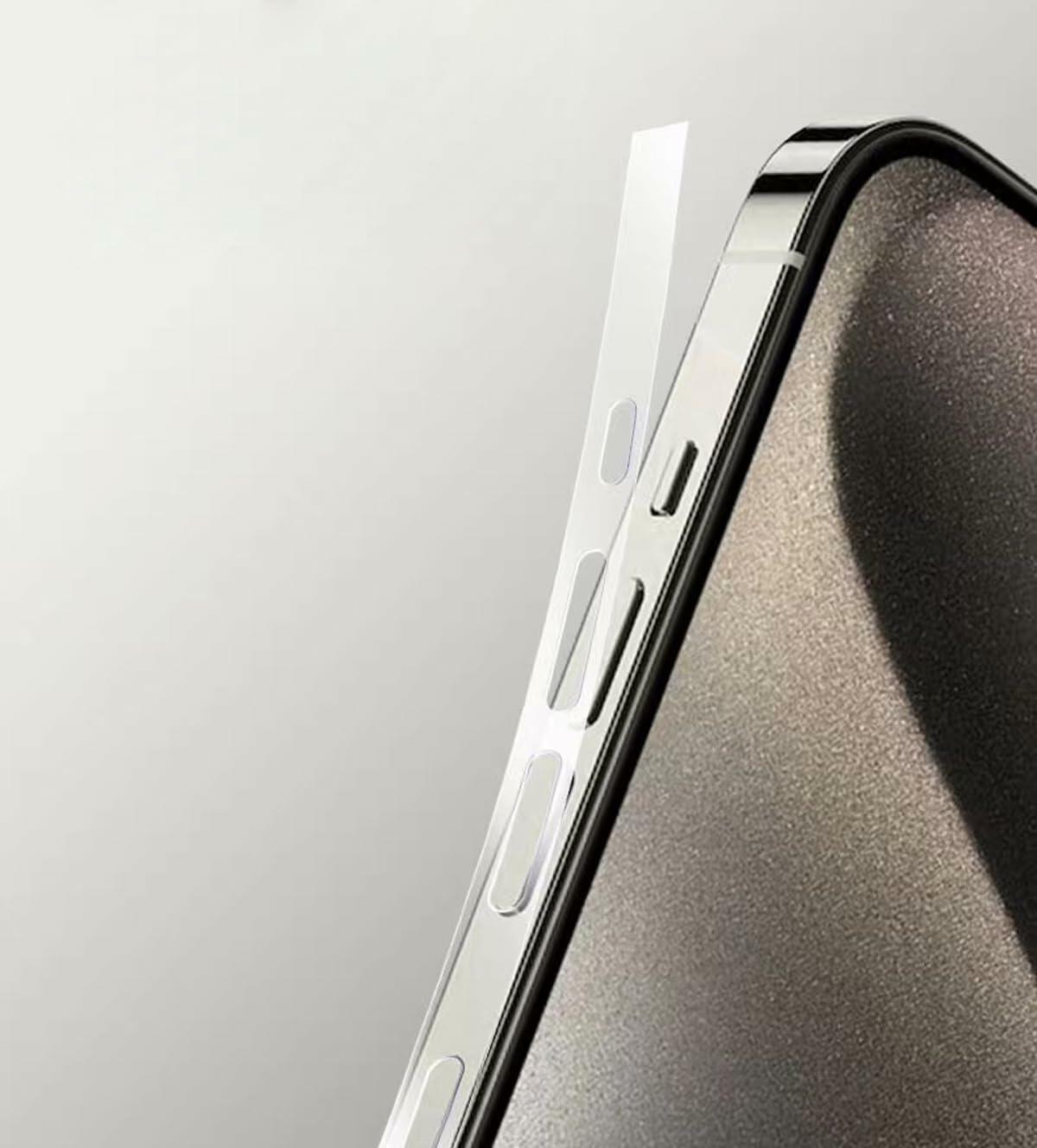 iPhone 15 Pro Side Protective Film TPU Hydrogel Ultra Thin 3-Pack iyanzi