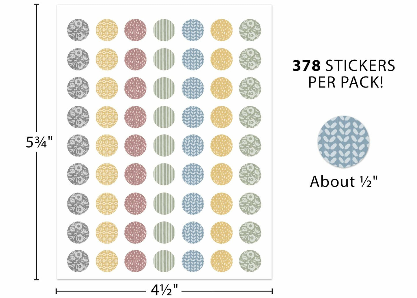 Teacher Created Resources Classroom Cottage Mini Stickers (TCR7188)