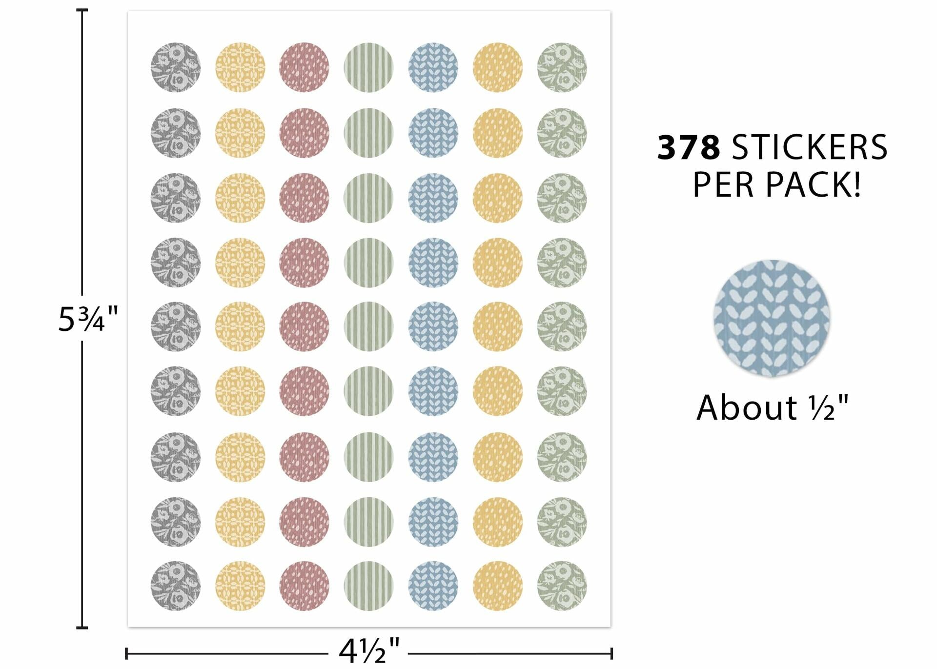 Teacher Created Resources Classroom Cottage Mini Stickers (TCR7188)