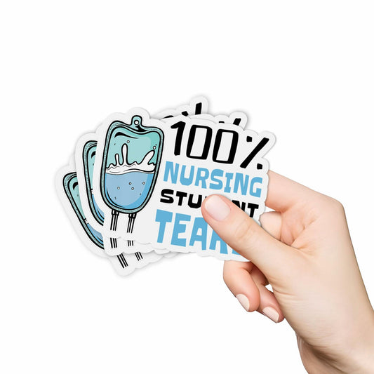 3Pcs Nursing Student Stickers Nurse Medical Vinyl Waterproof Decals 2in