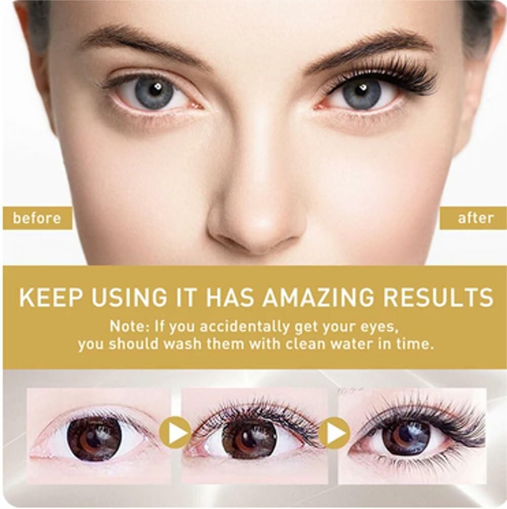 Eyelash Growth Serum for Longer, Fuller and Thicker Eyelashes black