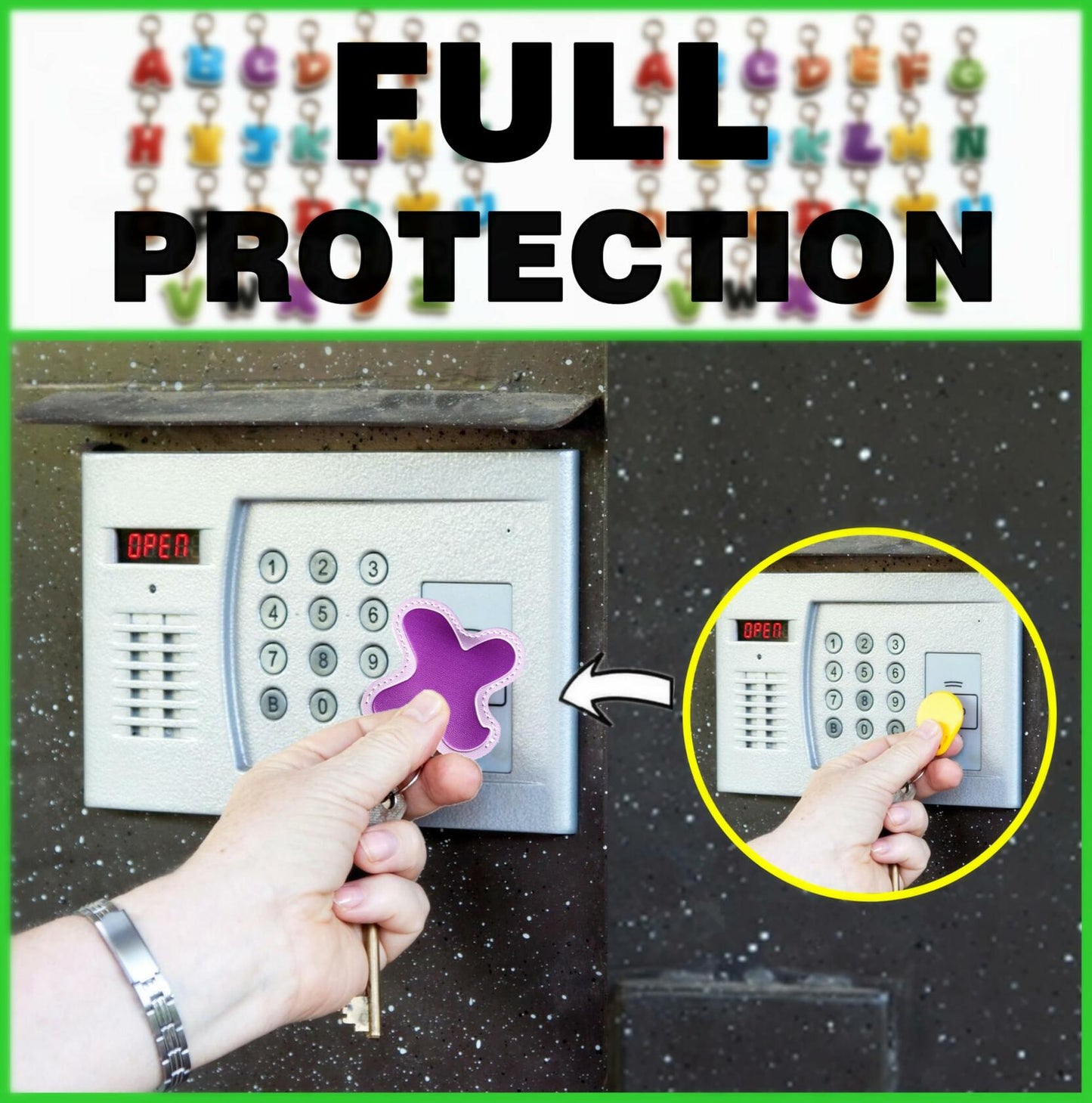 AirTag Leather Keychain Holder Case – Protective Apple Tracker Keyring