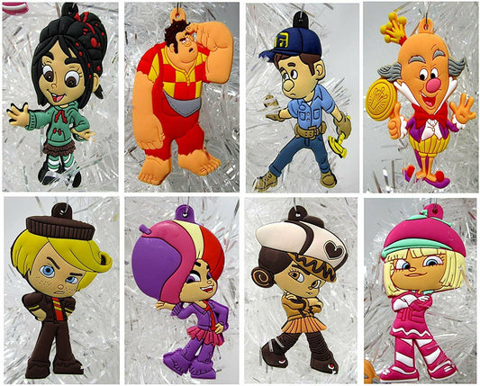 Wreck-It Ralph Holiday Ornaments Vanellope Ralph Felix King Candy