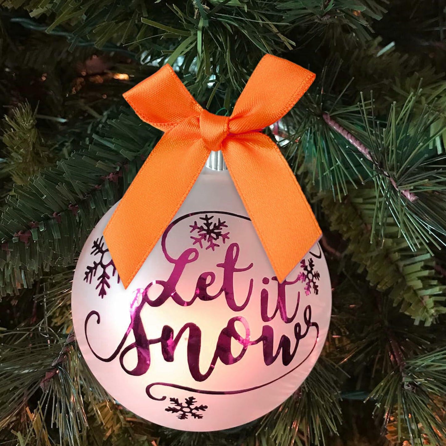 GTYBOVA 3/8" x 50 Yards Double Face Satin Ribbon Orange Polyester Crafts