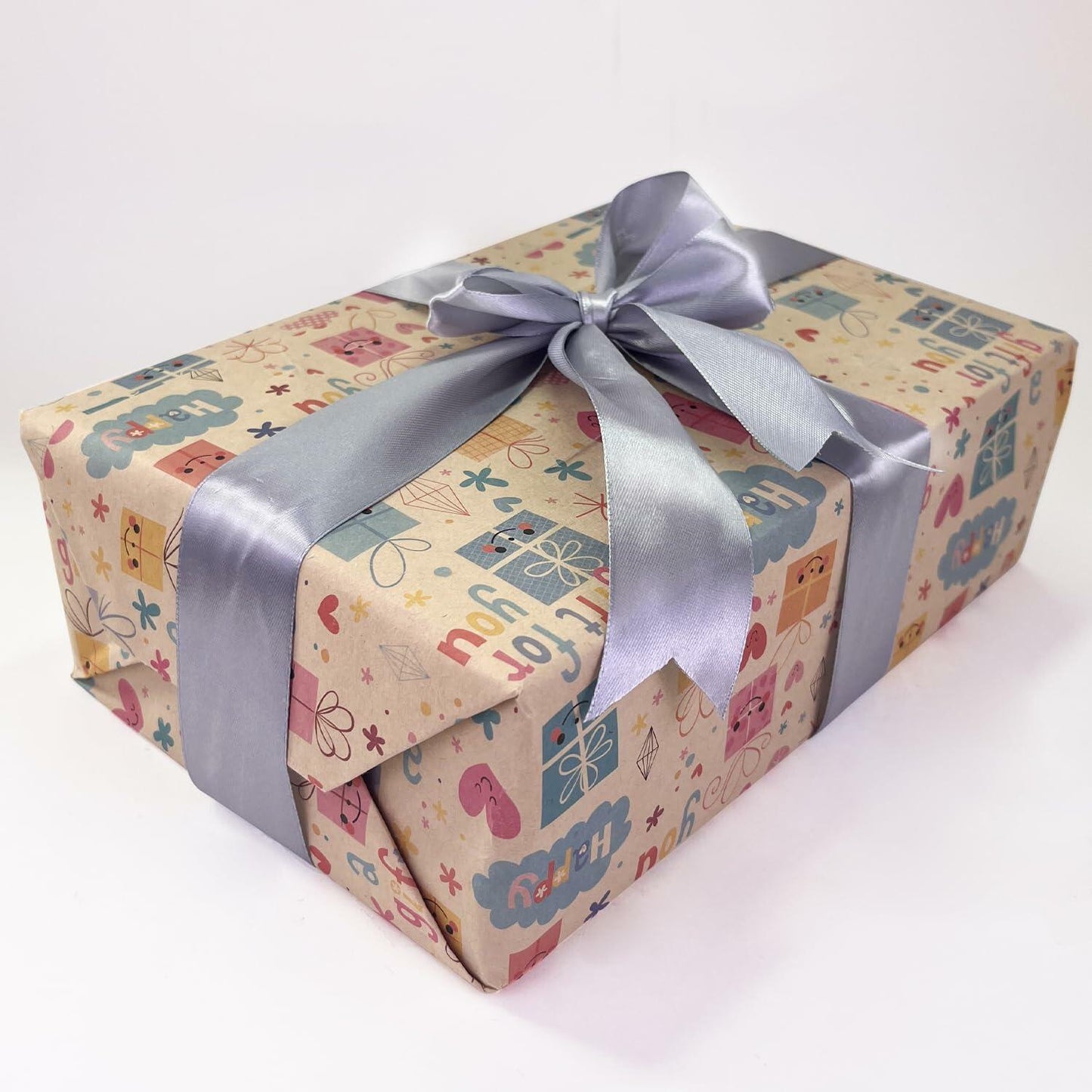 MEYIART 25 Yards 1.5" Silver Gray Satin Ribbon Wedding Gift Wrap Bows