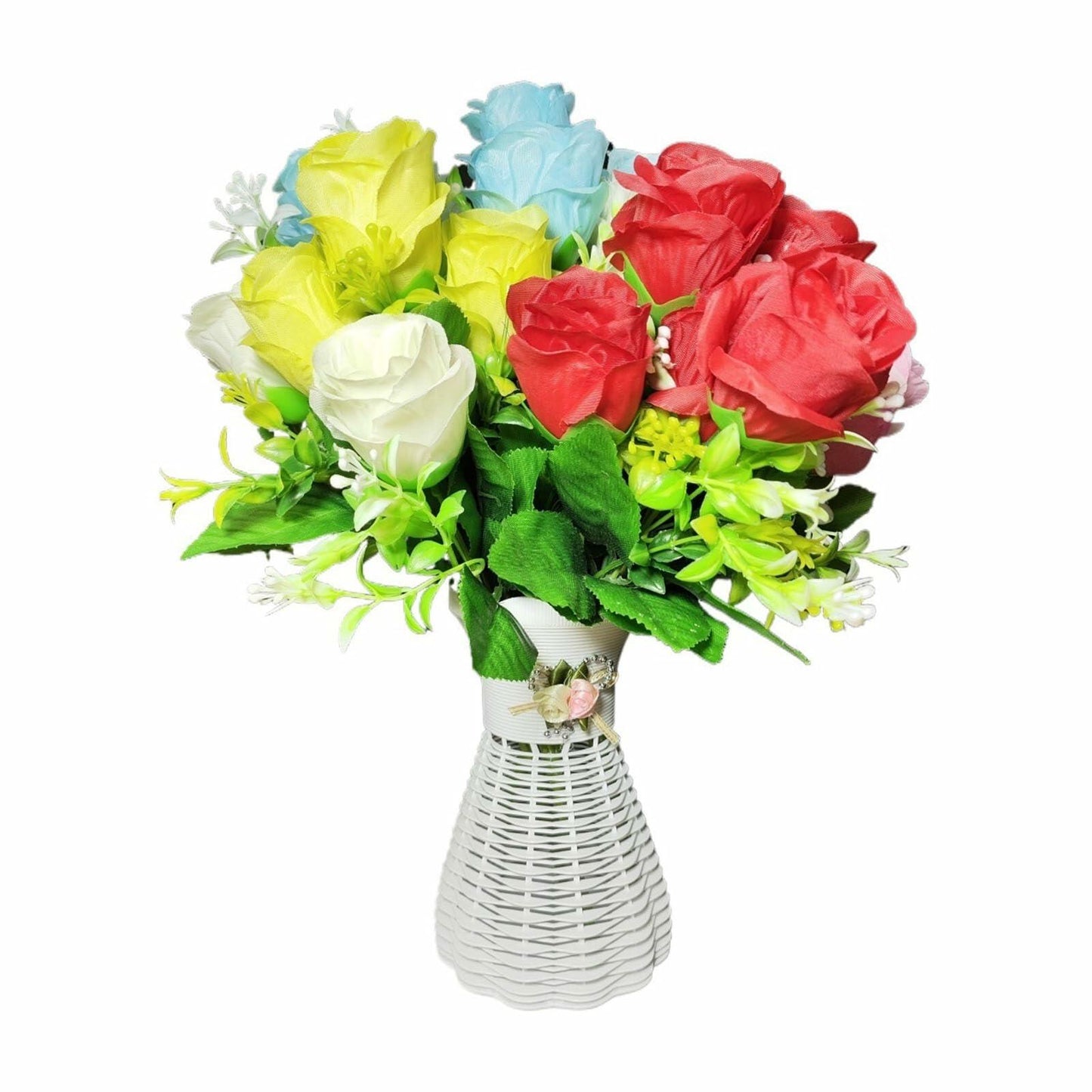 MEYIART 25 Yards 1.5" Silver Gray Satin Ribbon Wedding Gift Wrap Bows