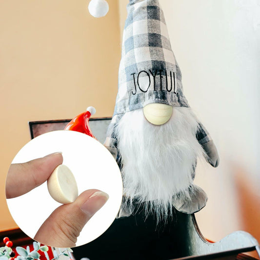 200PCS Half Round Wood Balls 20mm Unfinished DIY Craft Paint Art Toy Decor