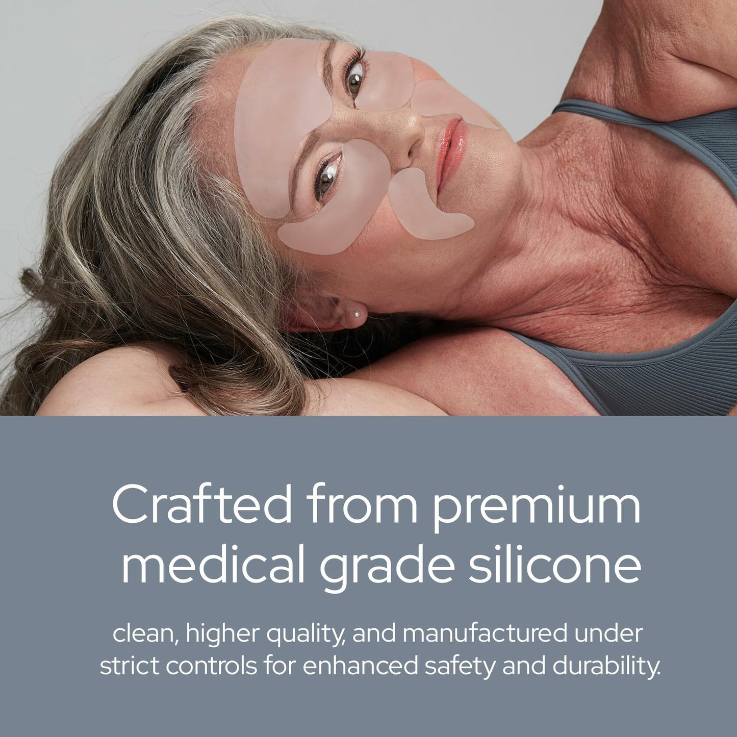 SiO Beauty SuperLift Silicone Patches 5-Pack Wrinkle Smoothing Reusable