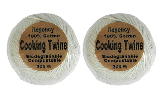 Regency Wraps Cotton Butchers Twine for Cooking, 200 ft, 2 Pack