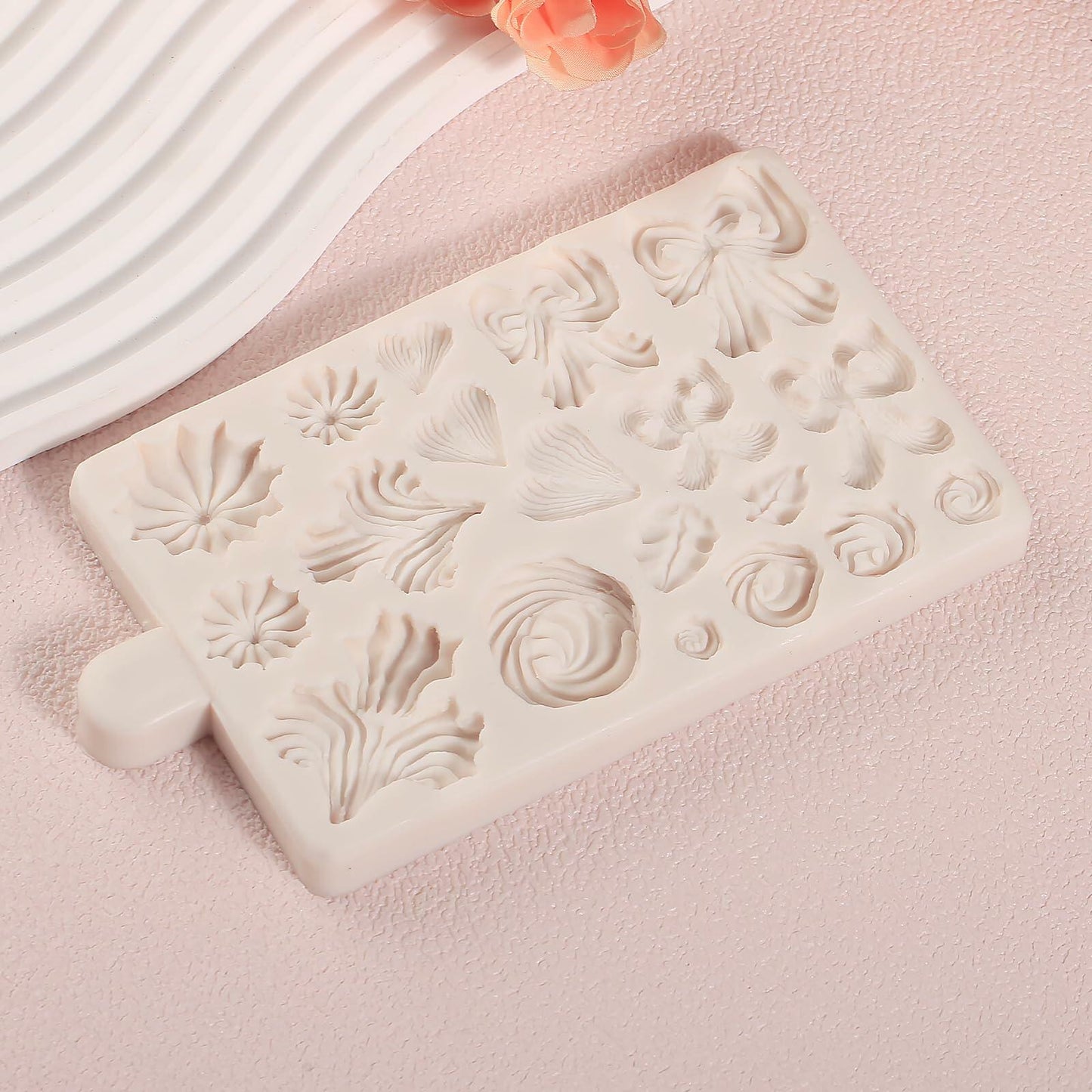 ICNYEKl Hemp Rope Fondant Mold Bohemian Tassel Silicone Cake Baking Decor