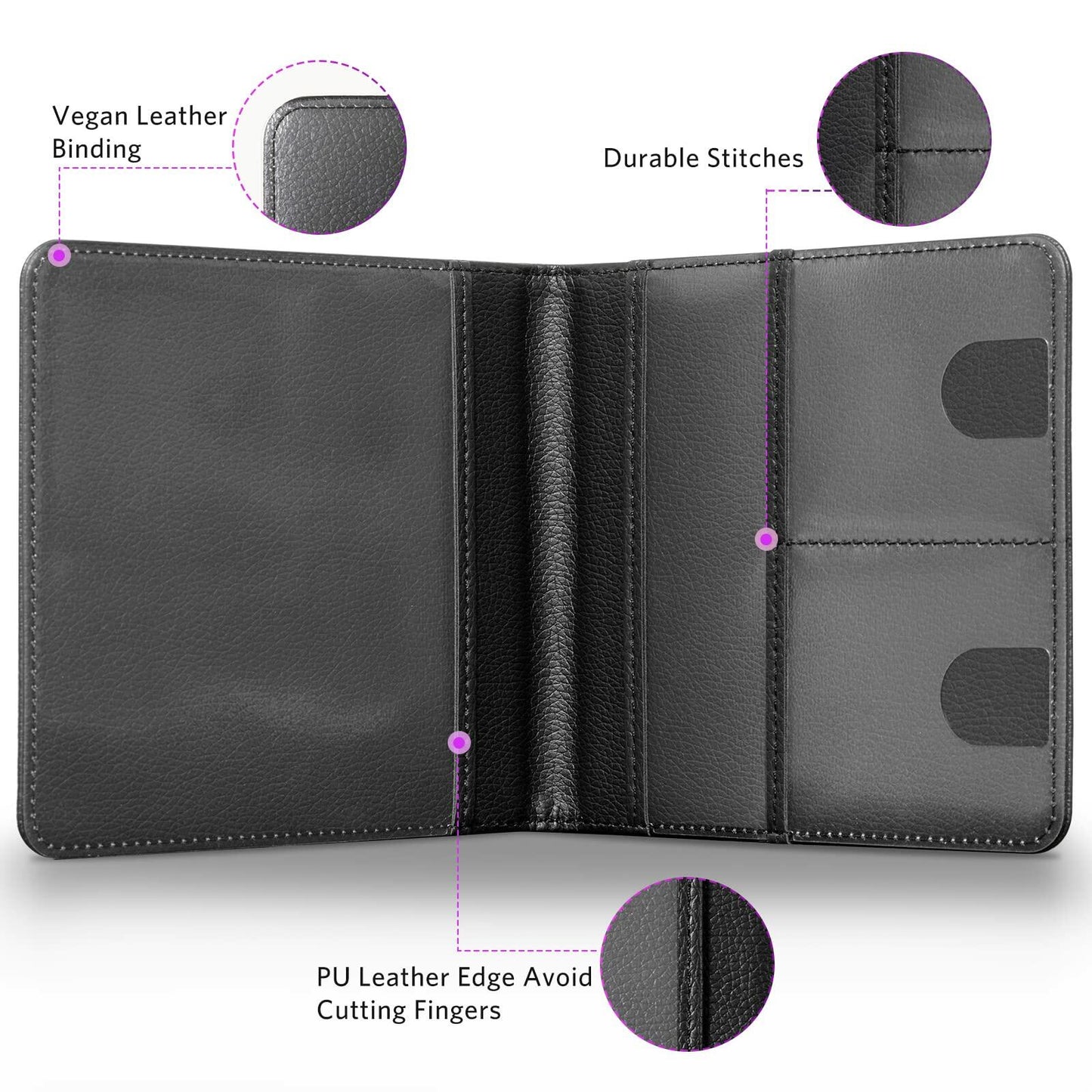 CoBak Car Registration & Insurance Holder Glove Box Organizer for Documents